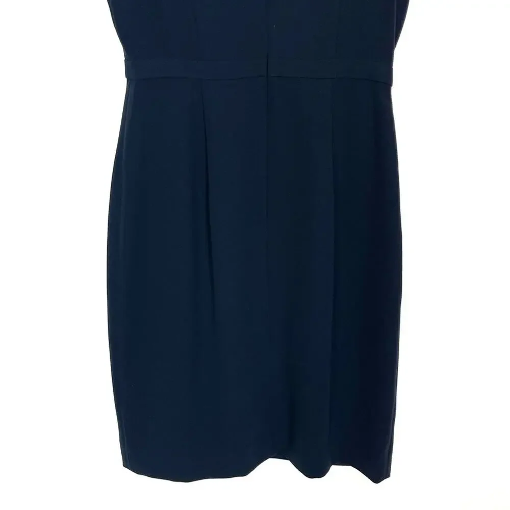 J. Crew Scallop Crepe Sheath Dress
